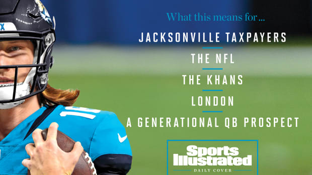 Trevor Lawrence, Jacksonville Jaguar as SI Daily Cover